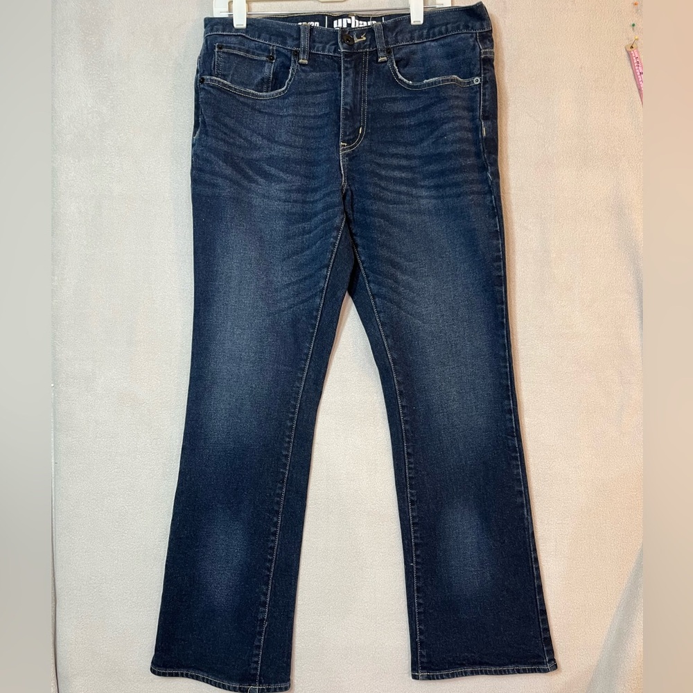 Urban Pipeline Men's 33 x 30 Blue Bootcut Jeans